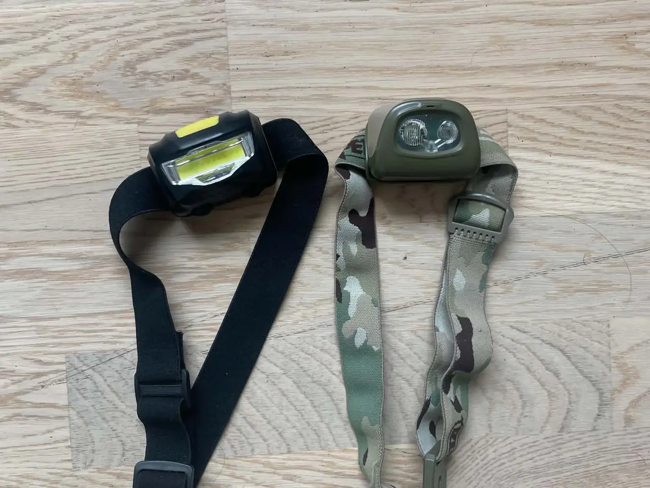 Billede 1 - Pandelamper i camoflage og sort