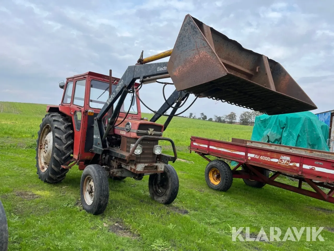 Billede 4 - Veterantraktor Massey Ferguson 185 1 styk