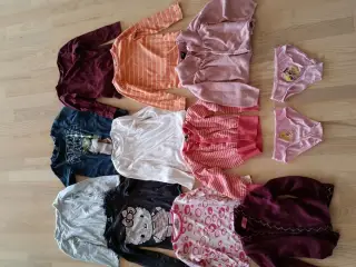 10 bluser str 110 + 2 par underbukser