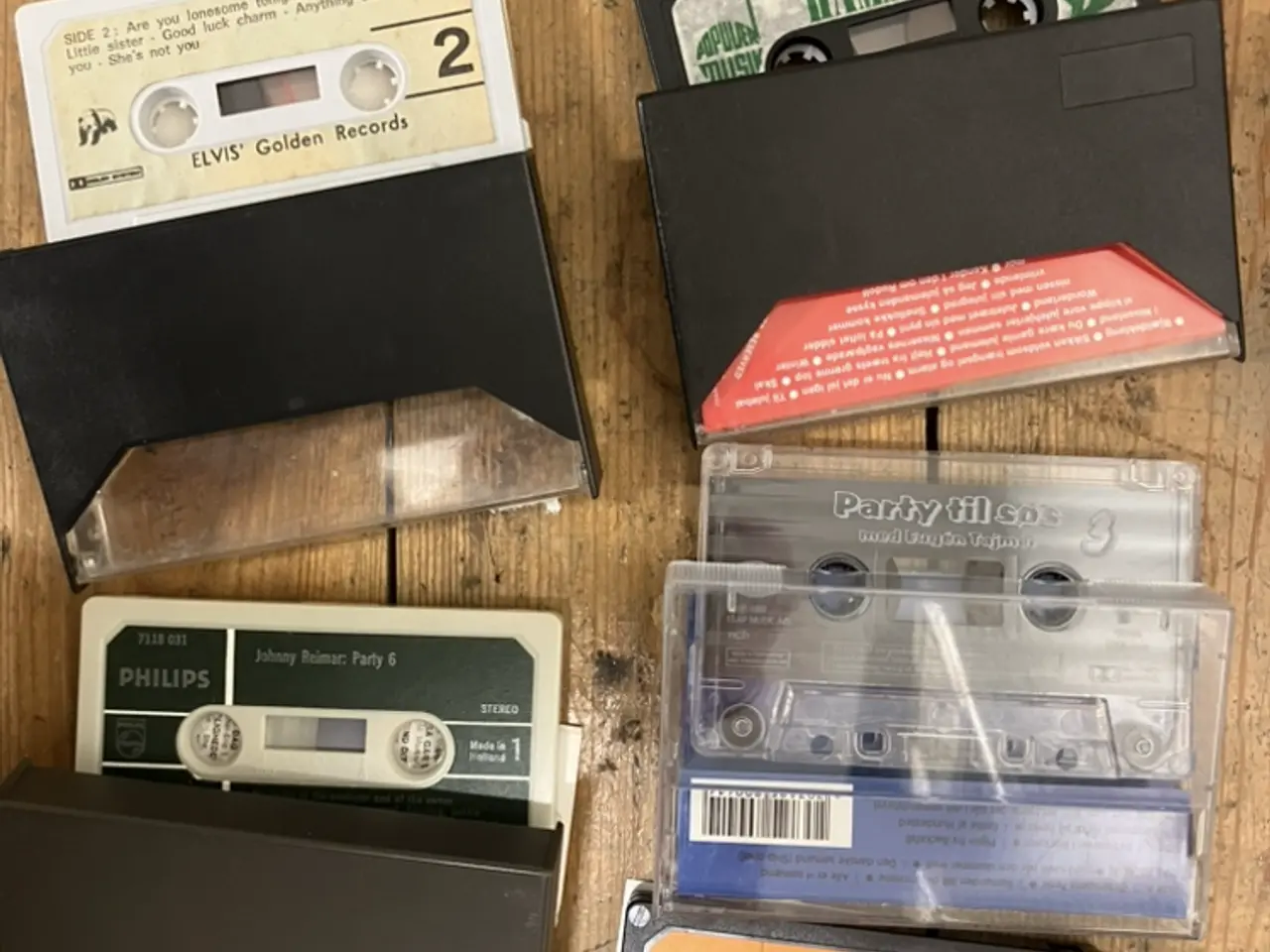 Billede 3 - Båndet retro - 5 kassette, 1 VHS