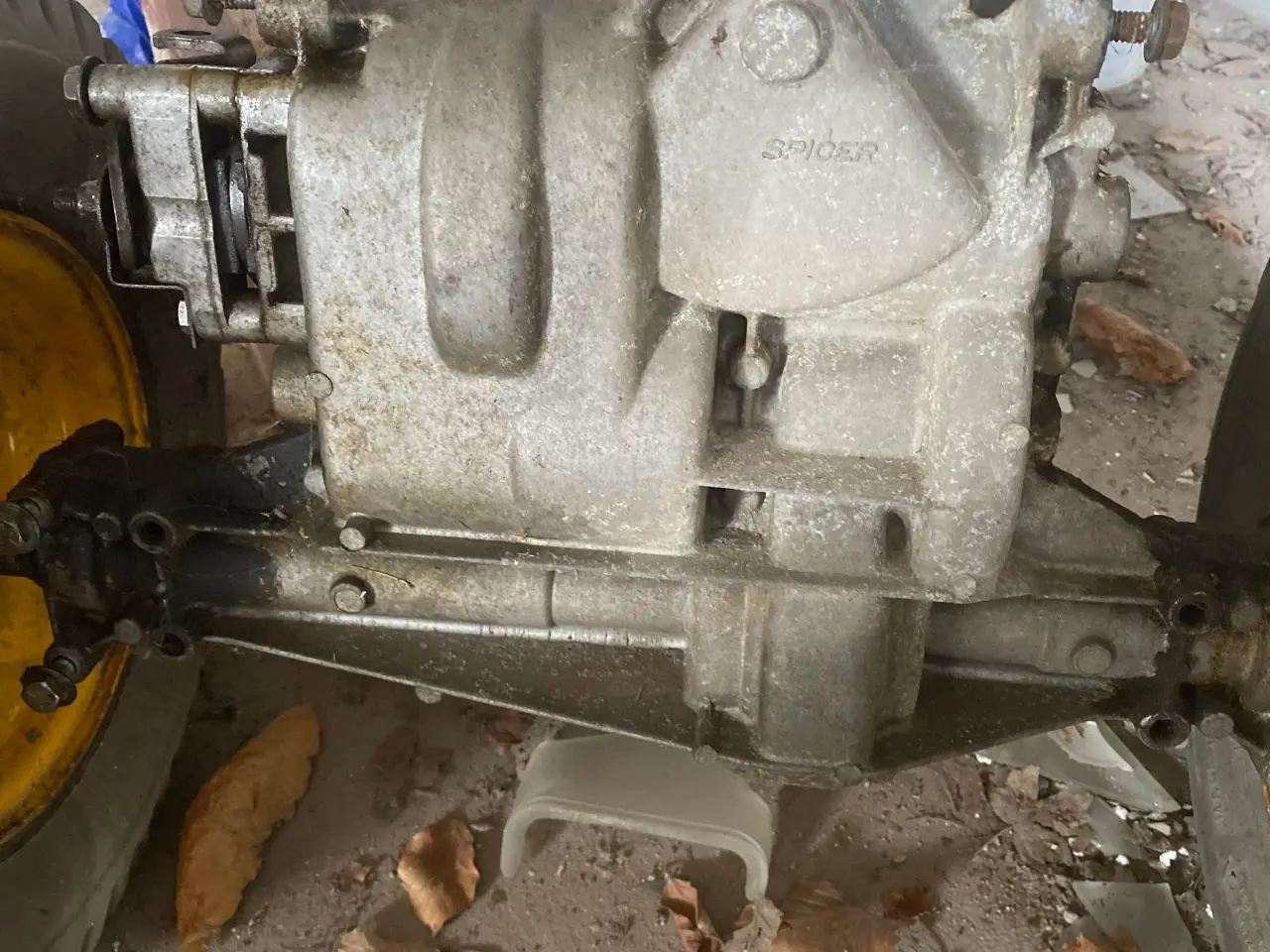 Billede 4 - Have traktor baghjul med gearkassen plus forhjul