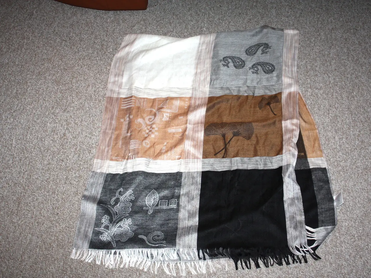 Billede 1 - Tørklæde 170 cm x 65 cm