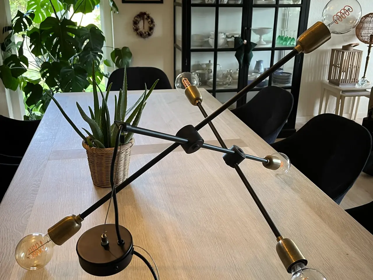 Billede 2 - House Doctor lampe, Molecular i sort/messing