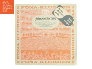 Vinylplade med Johann Sebastian Bach orgelmusik