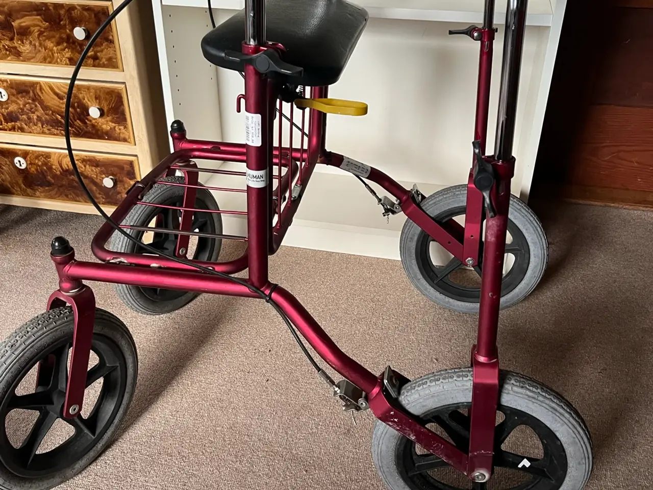 Billede 2 - Rollator med luftgummihjul