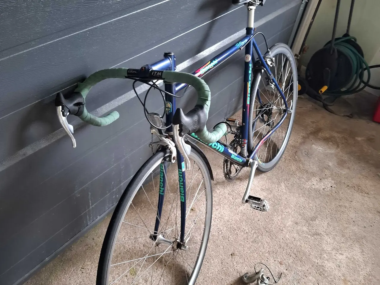 Billede 2 - Klassisk Bianchi racercykel – køre klar og inkl. k