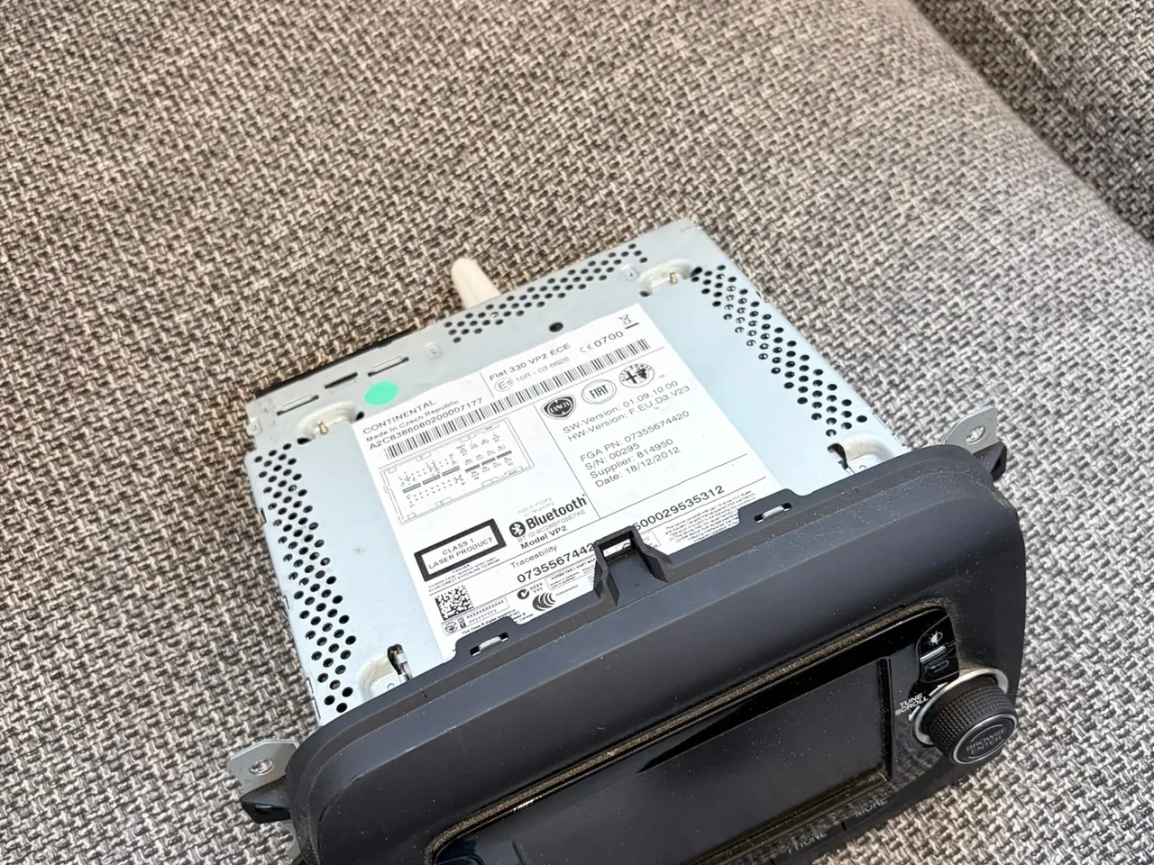 Billede 1 - Headunit til Fiat 500l fra 2012+