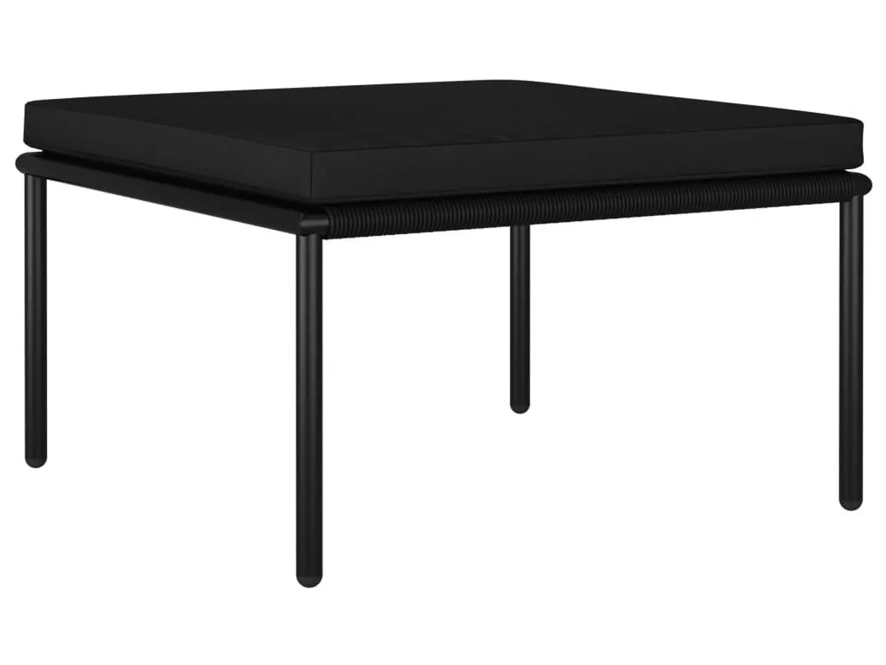 Billede 4 - Loungesæt 6 dele med hynder PVC sort