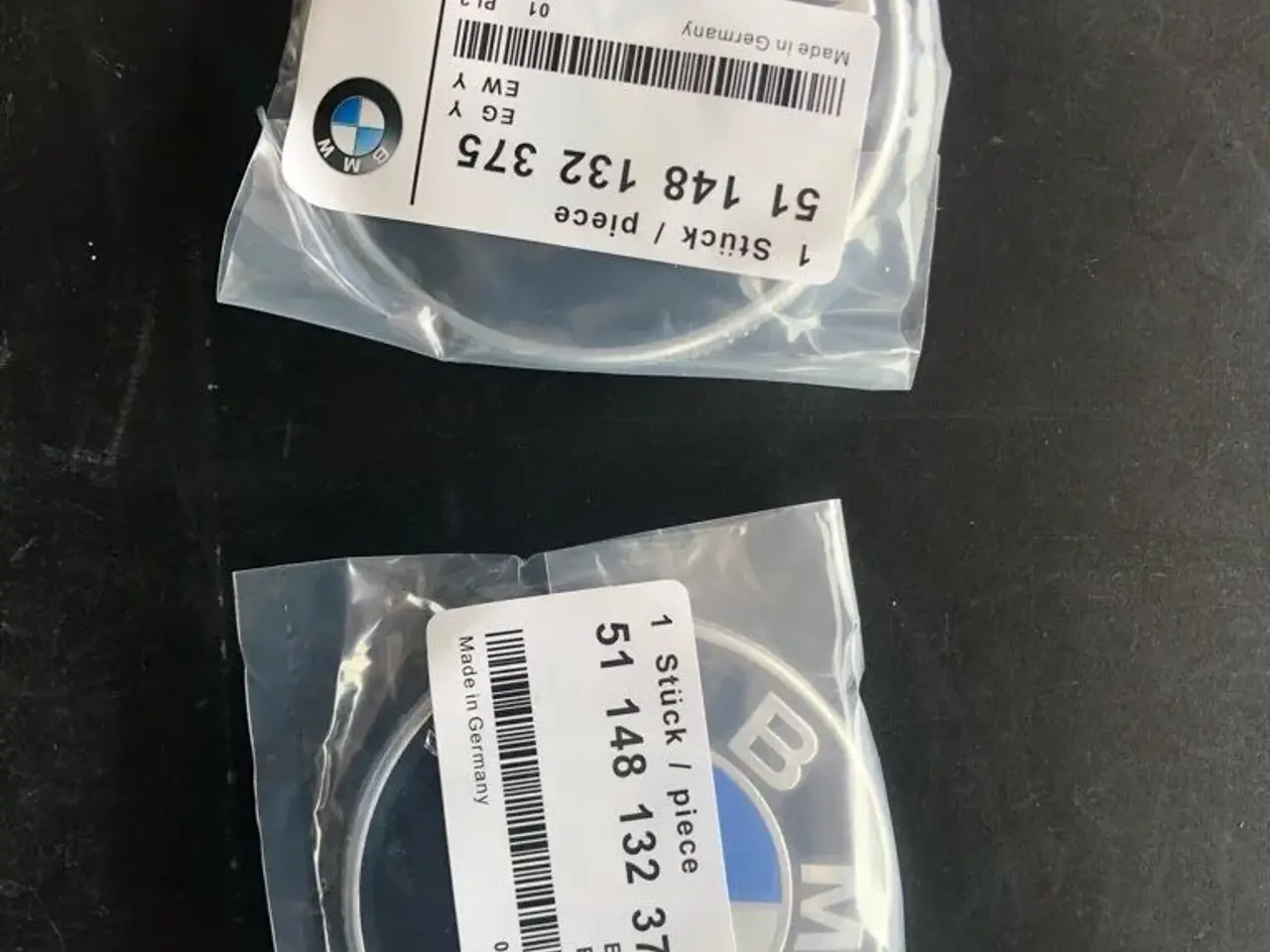 Billede 1 - BMW emblemer for og bag 74mm 82mm