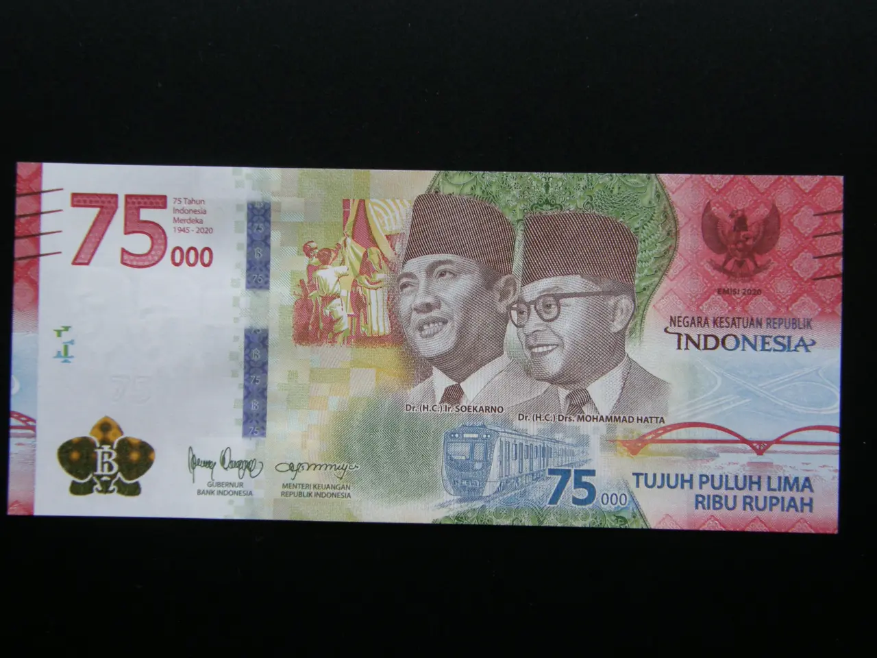Billede 1 - Indonesien  75000 Rupiah  2020  Unc.