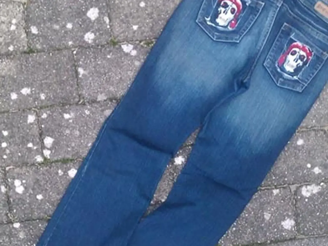 Billede 3 - JEANS MED PIRATER _ cowboybukser sørøver