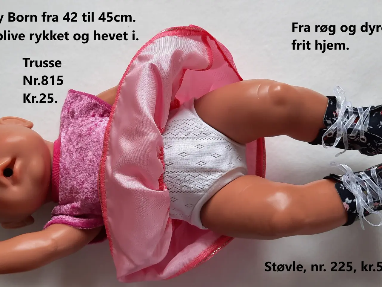 Billede 8 - Babyborn: Kjoler der passer til  fra 40 og 42cm. 