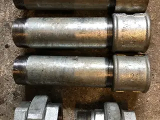 2" galvansiret fittings sælges