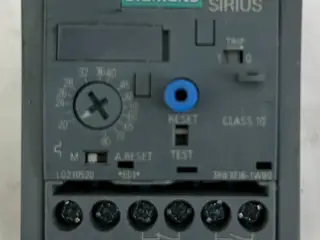 Siemens SIRIUS 3RB3036-1WB0 Overload relæ 20–80A