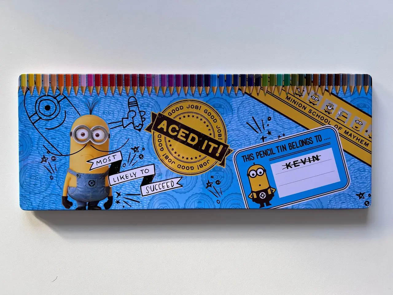 Billede 1 - 48 stk. farveblyanter i alukasse 'Minions'
