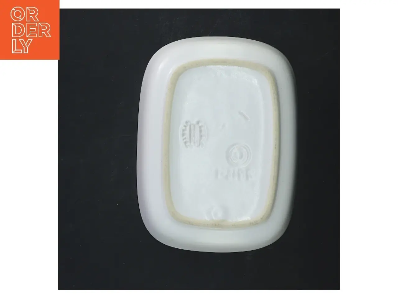 Billede 3 - Hvid porcelænsfad (str. 16,5x12,5 cm)
