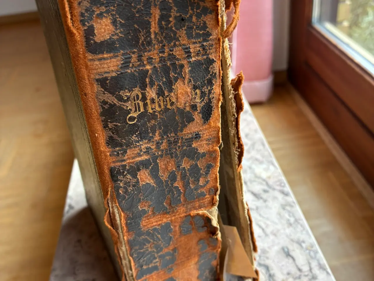 Billede 1 - Bibel, læderindbundet fra 1871
