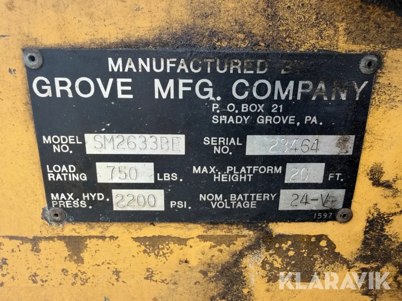 Billede 8 - Sakselift Grove SM2633BE
