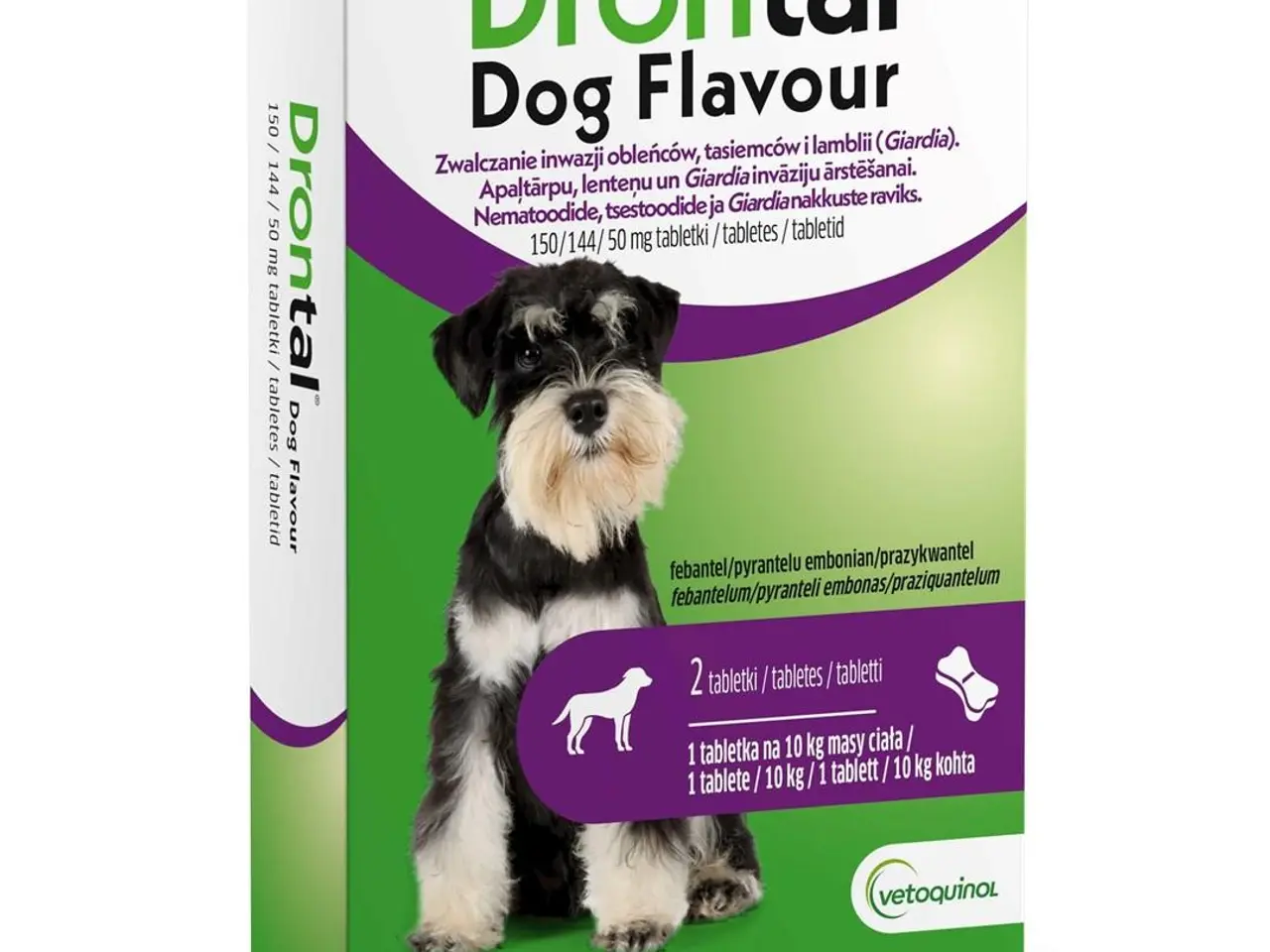 Billede 1 - Drontal Dog Flavour ormekurtabletter til hunde - 2 stk.