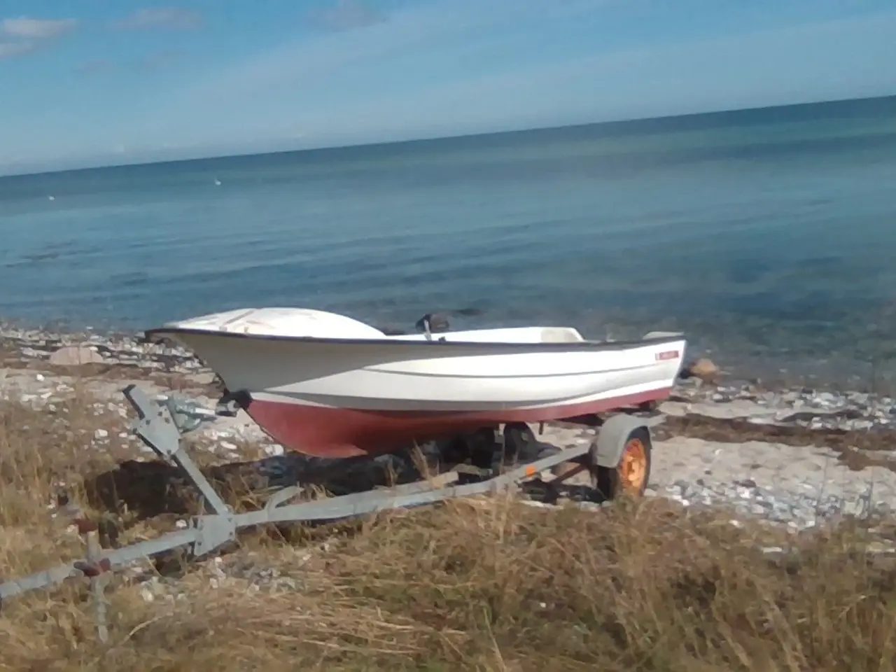 Billede 1 - Jolle m. trailer og 4hk motor