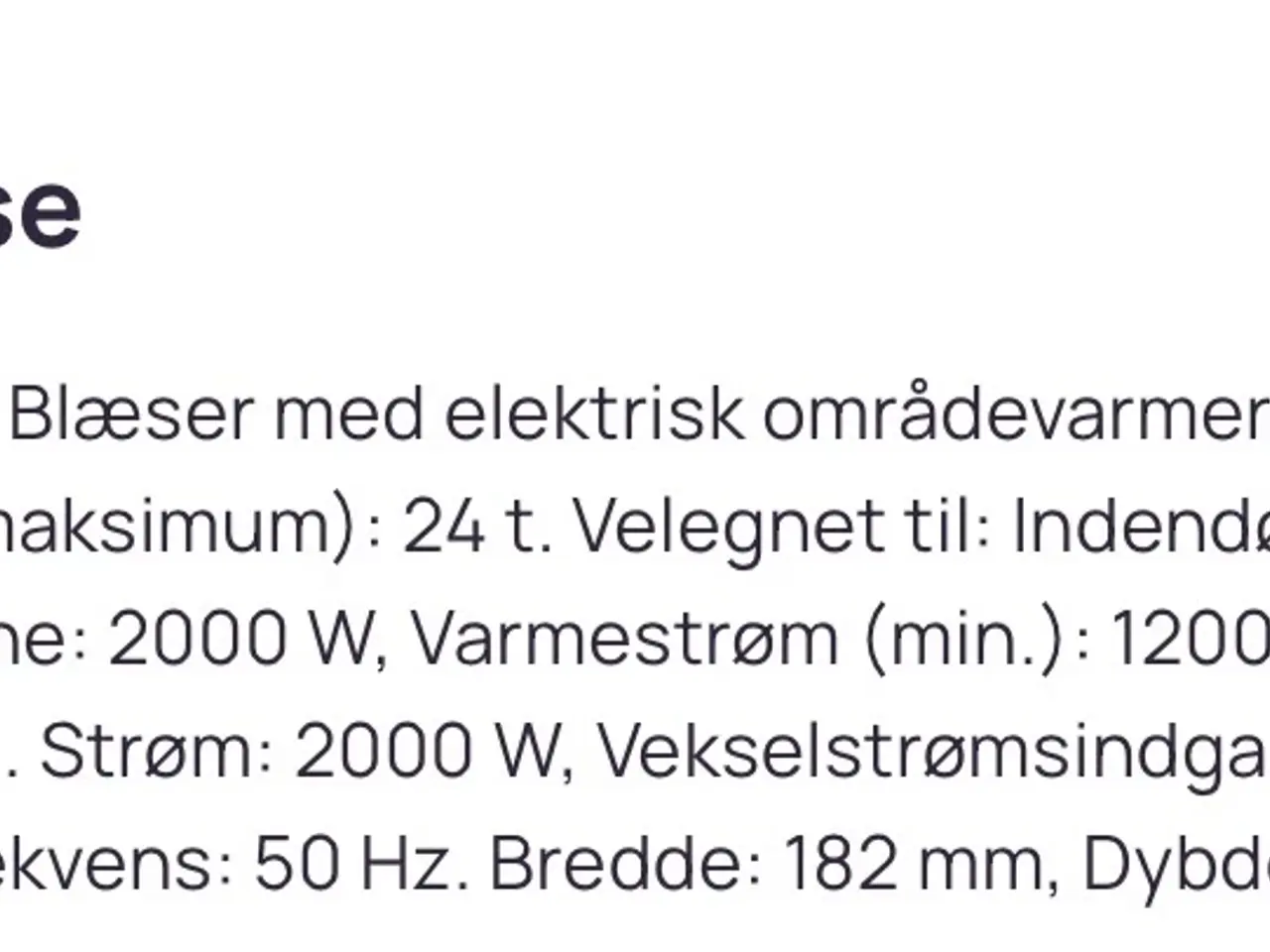 Billede 6 - Keramisk støjsvag varmeblæser