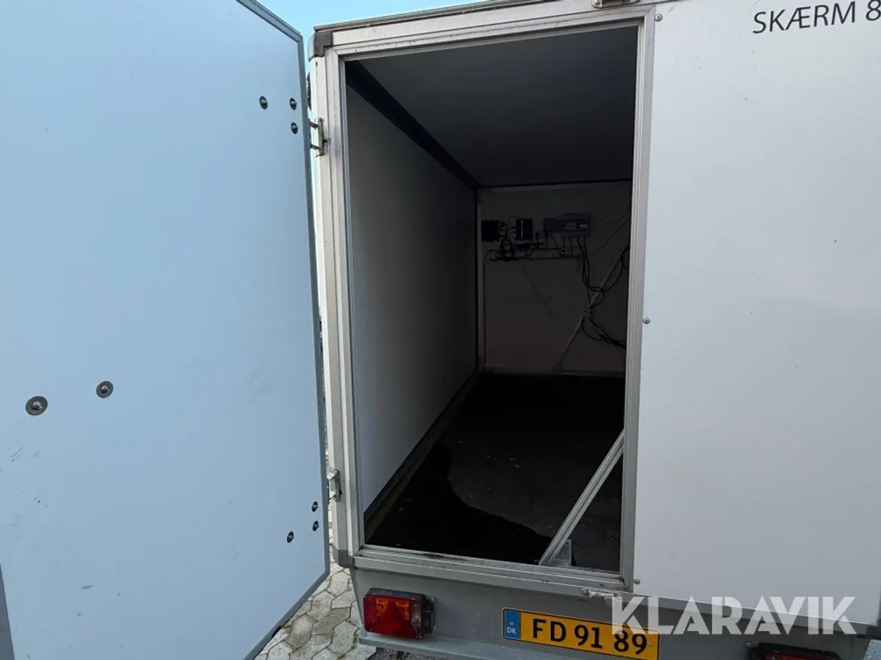 Billede 9 - Trailer Variant 1517C3 med reklameskærm, 1 styk