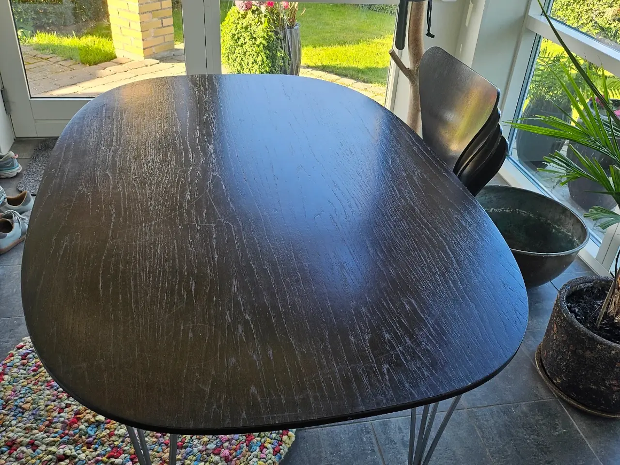 Billede 1 - Piet Hein Super Ellipse spisebord med 4 stole