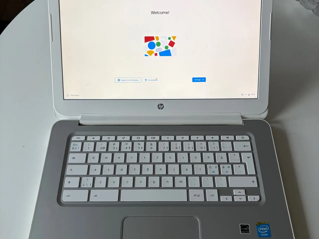 Billede 1 - HP Chromebook 14" - hvid