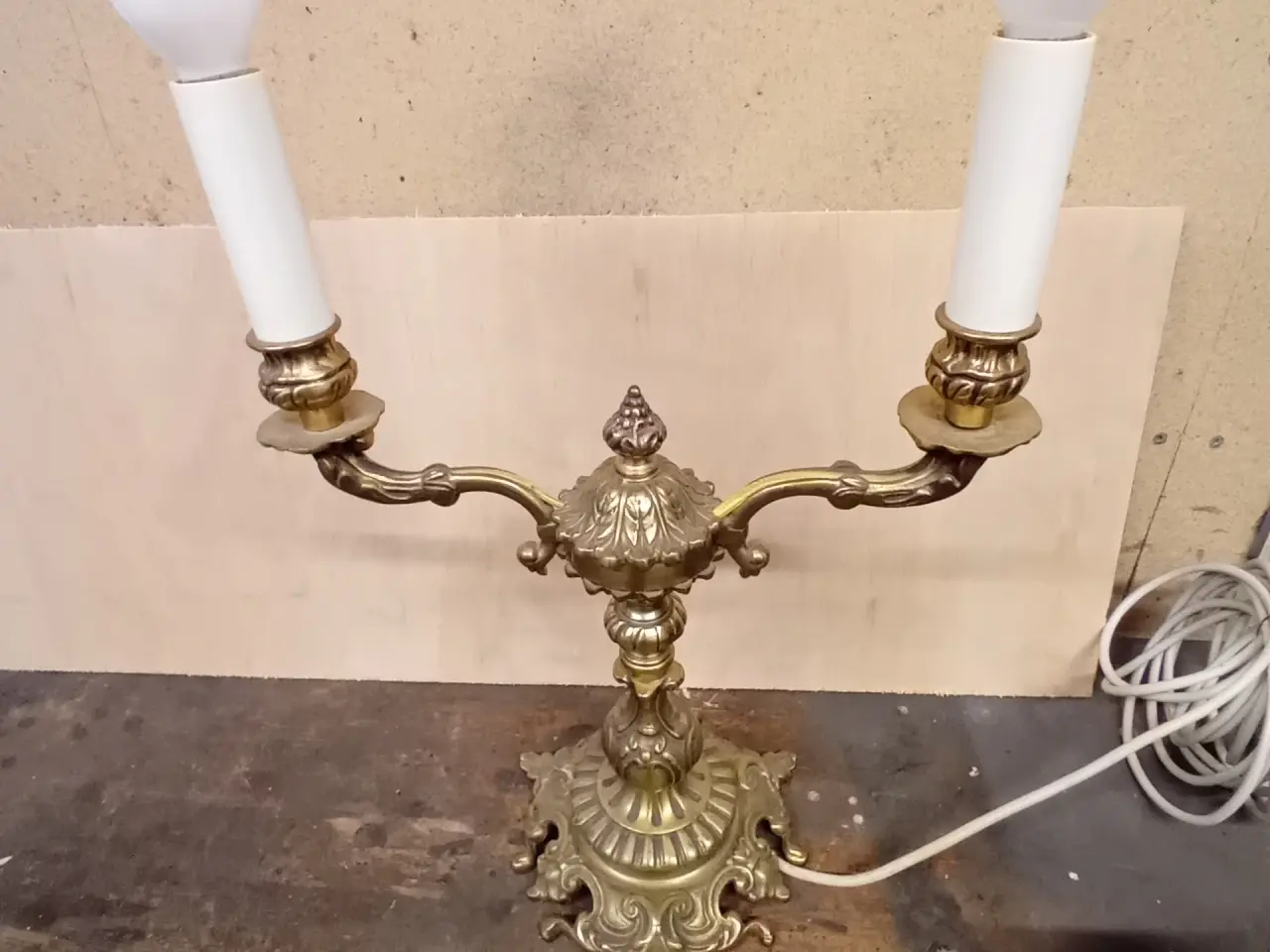 Billede 2 - Messing lampe
