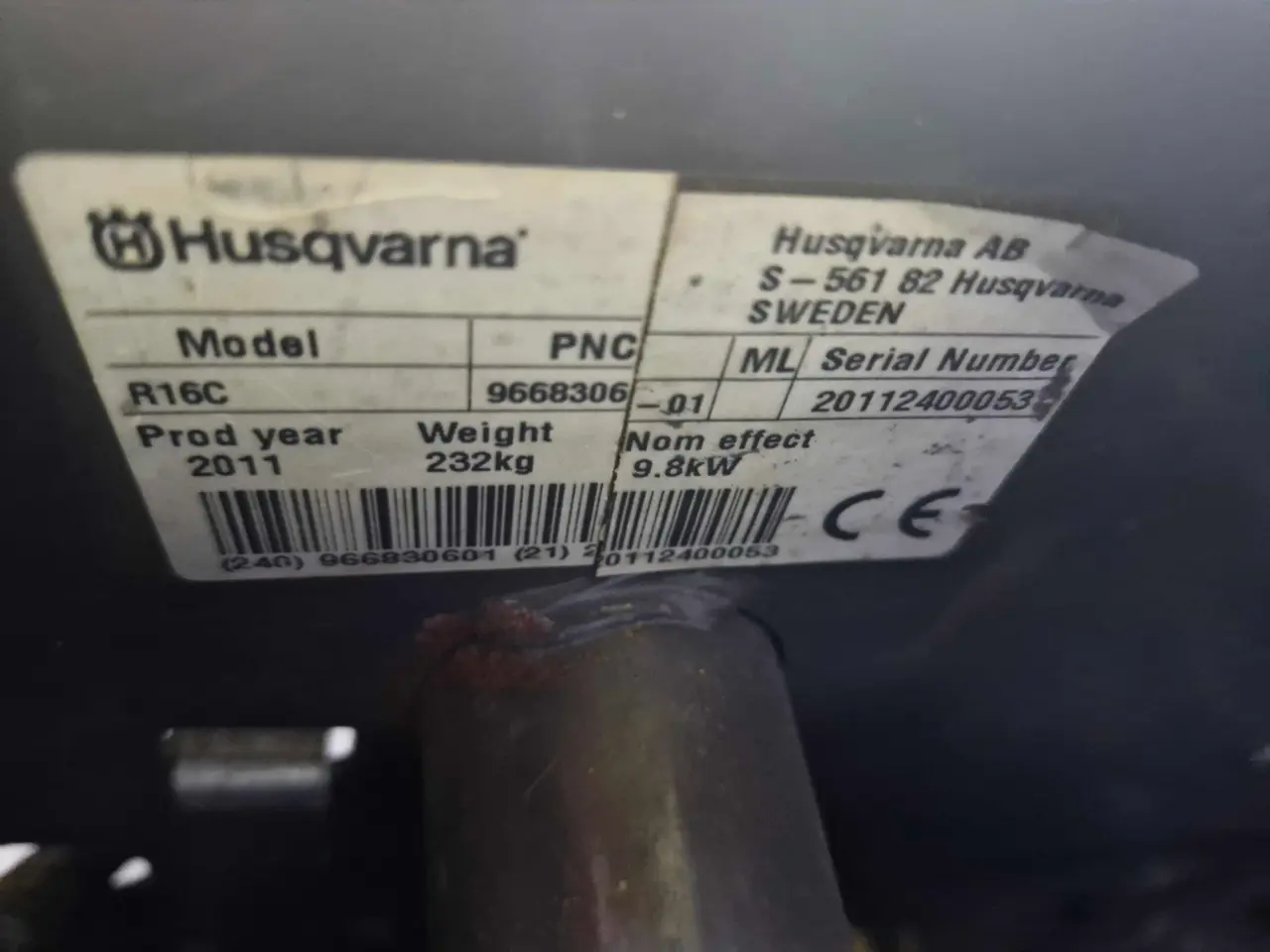 Billede 3 - Husqvarna R 16C