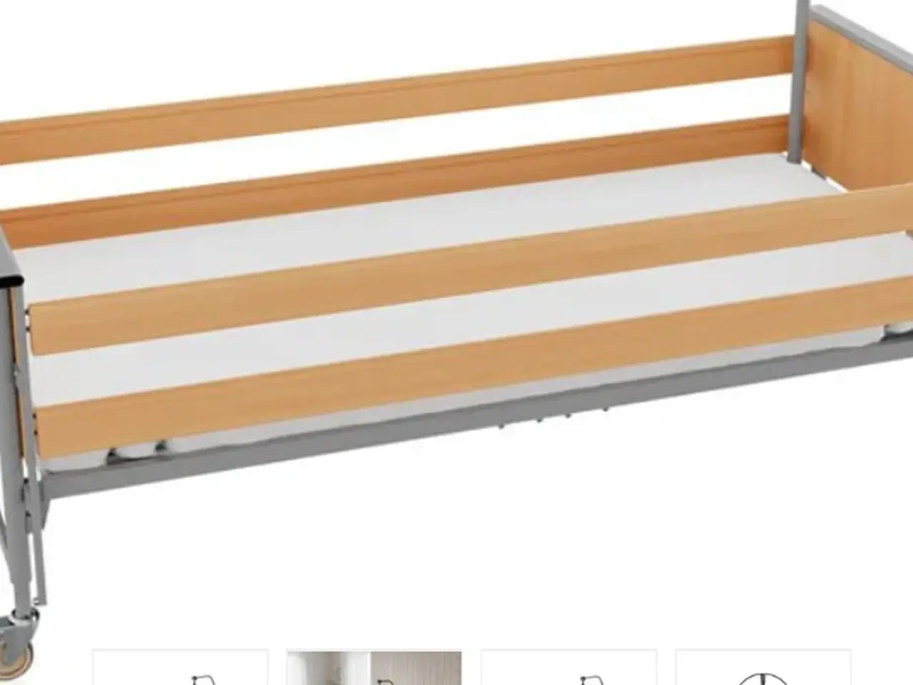 Billede 5 - Burmeier Dali plejeseng med softcover og madras