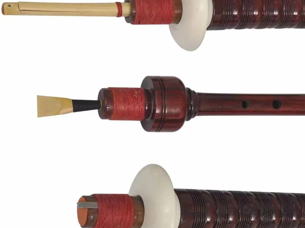 Billede 3 - Sækkepibe Scottish Great Highland - rød tartan