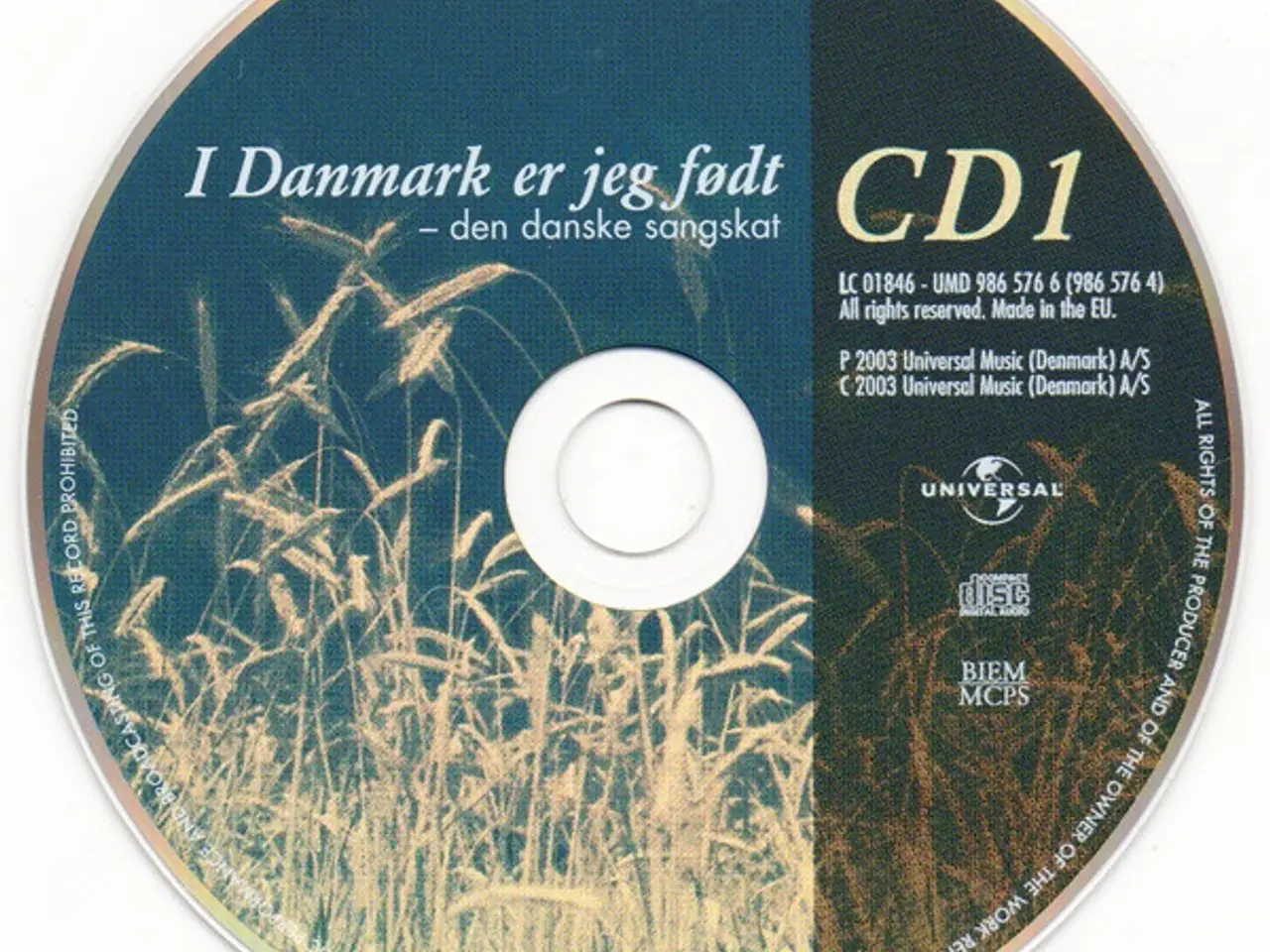 Billede 3 - Diverse kunstnere – I Danmark Er Jeg Født – 2CD