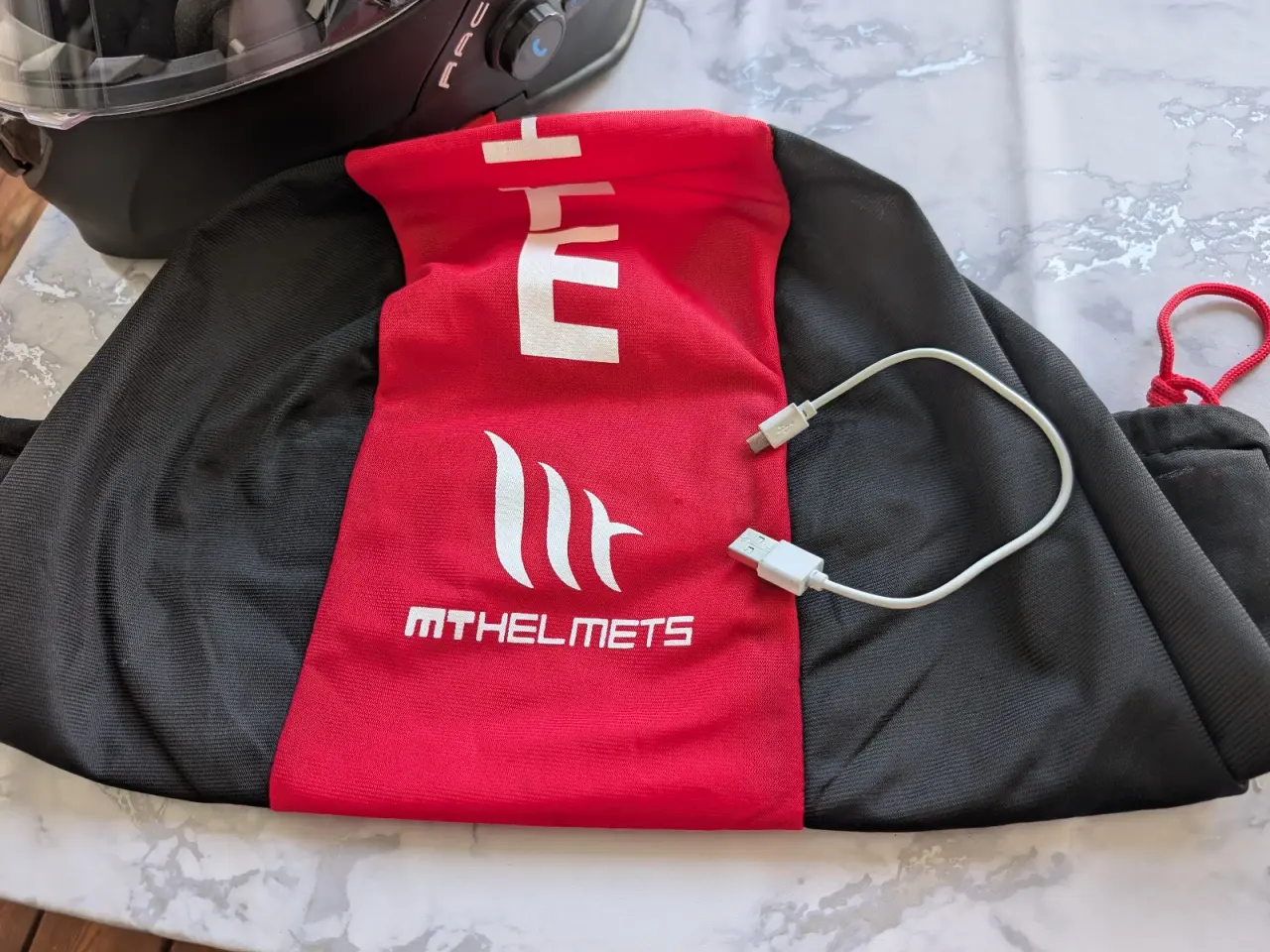 Billede 9 - Motorcykel hjelm flip-up m. Intercom og solbrille