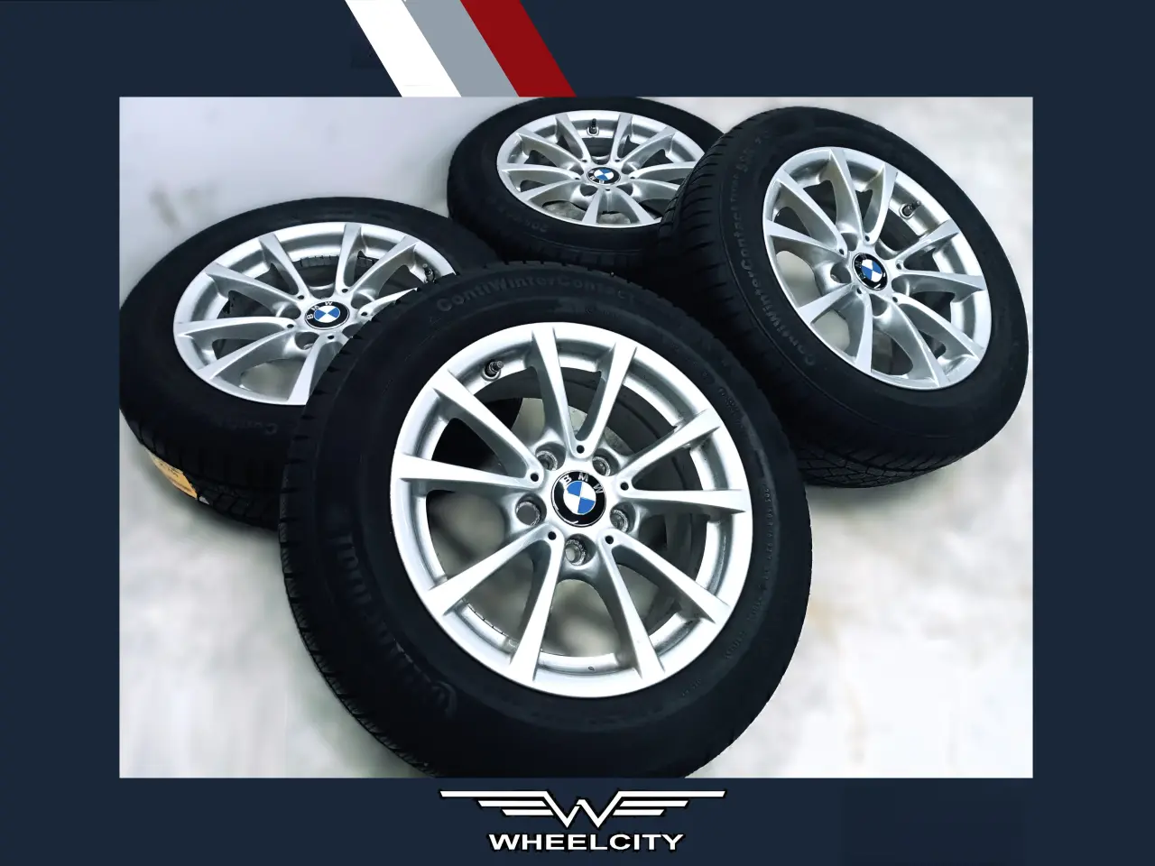 Billede 1 - 5x120 16" ET31 nav 72,6ø BMW vintersæt inkl.TPMS