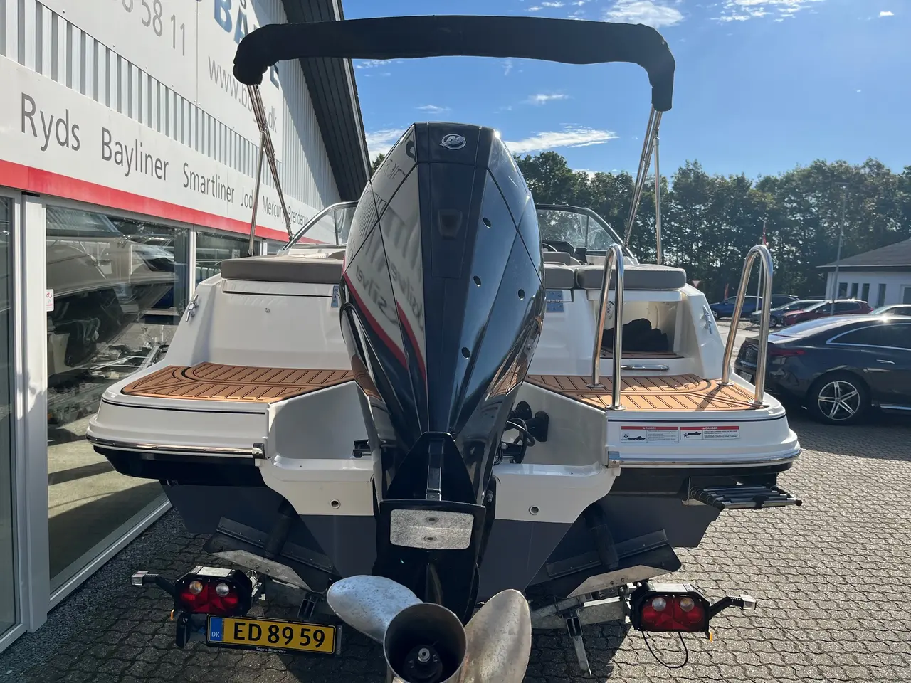 Billede 15 - VR5 Cuddy med Mercury  F225 V6 og 2500 kg Brenderup trailer.