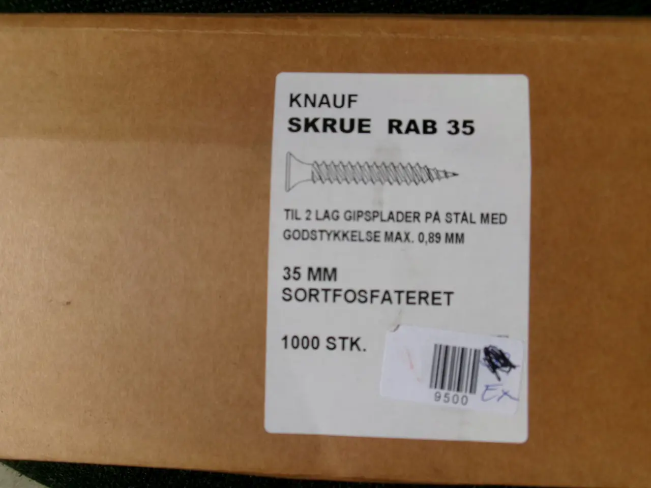 Billede 1 - 4000 stk. gipsskruer