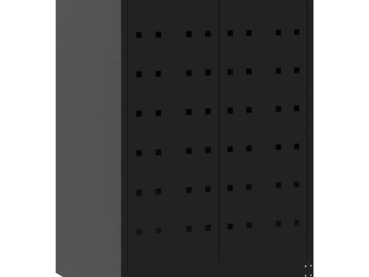 Billede 2 - Skraldespandsskjuler 69x79x117 cm 1 rum stål sort