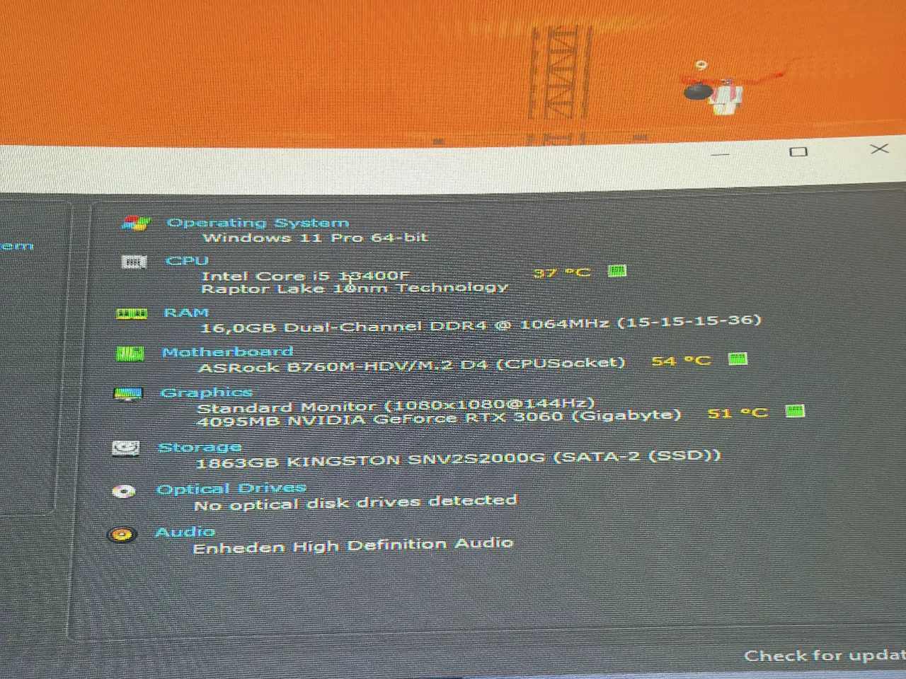 Billede 2 - Game pc med rtx 3060 12gb ddr6