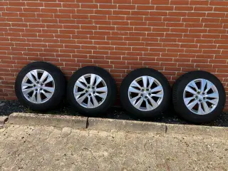 Vinterhjul på originale Peugeot alufælge