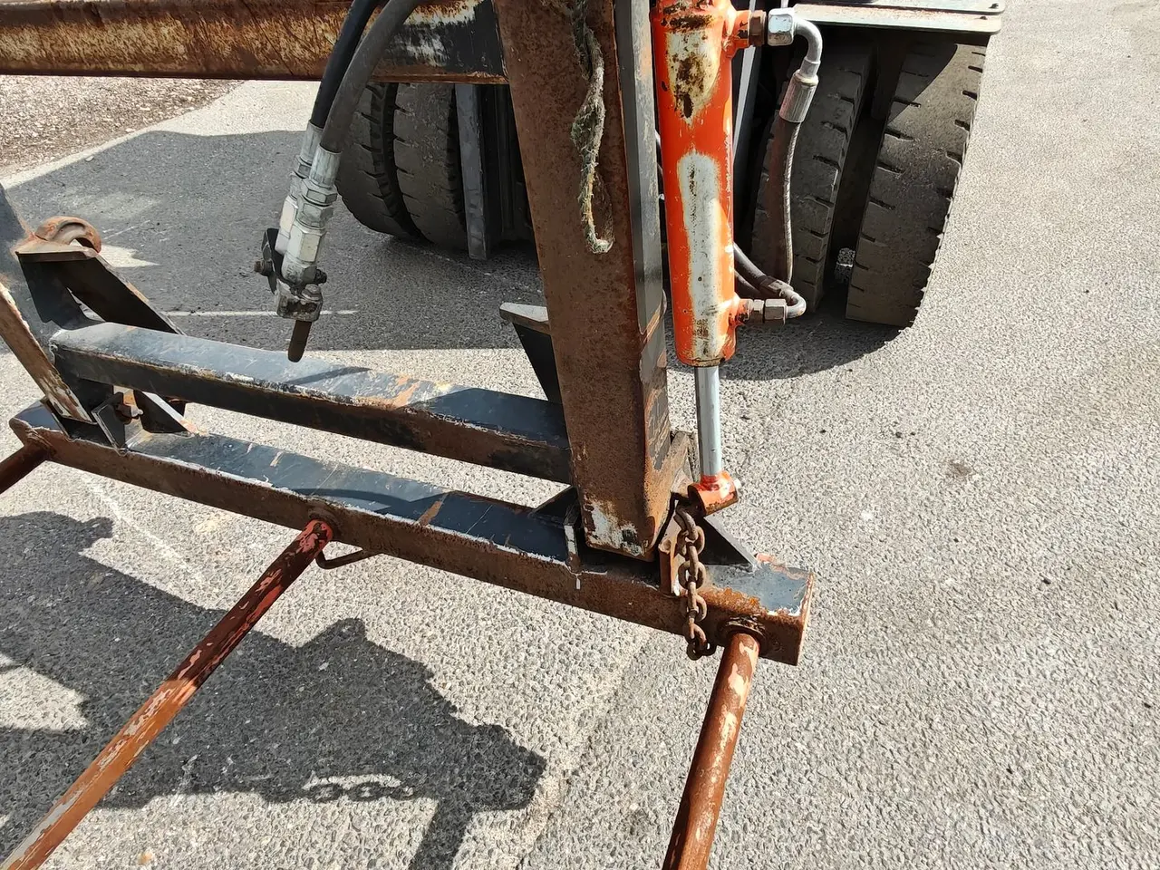 Billede 9 - - - - Storballespyd m/EURO beslag Med hydraulisk opklap