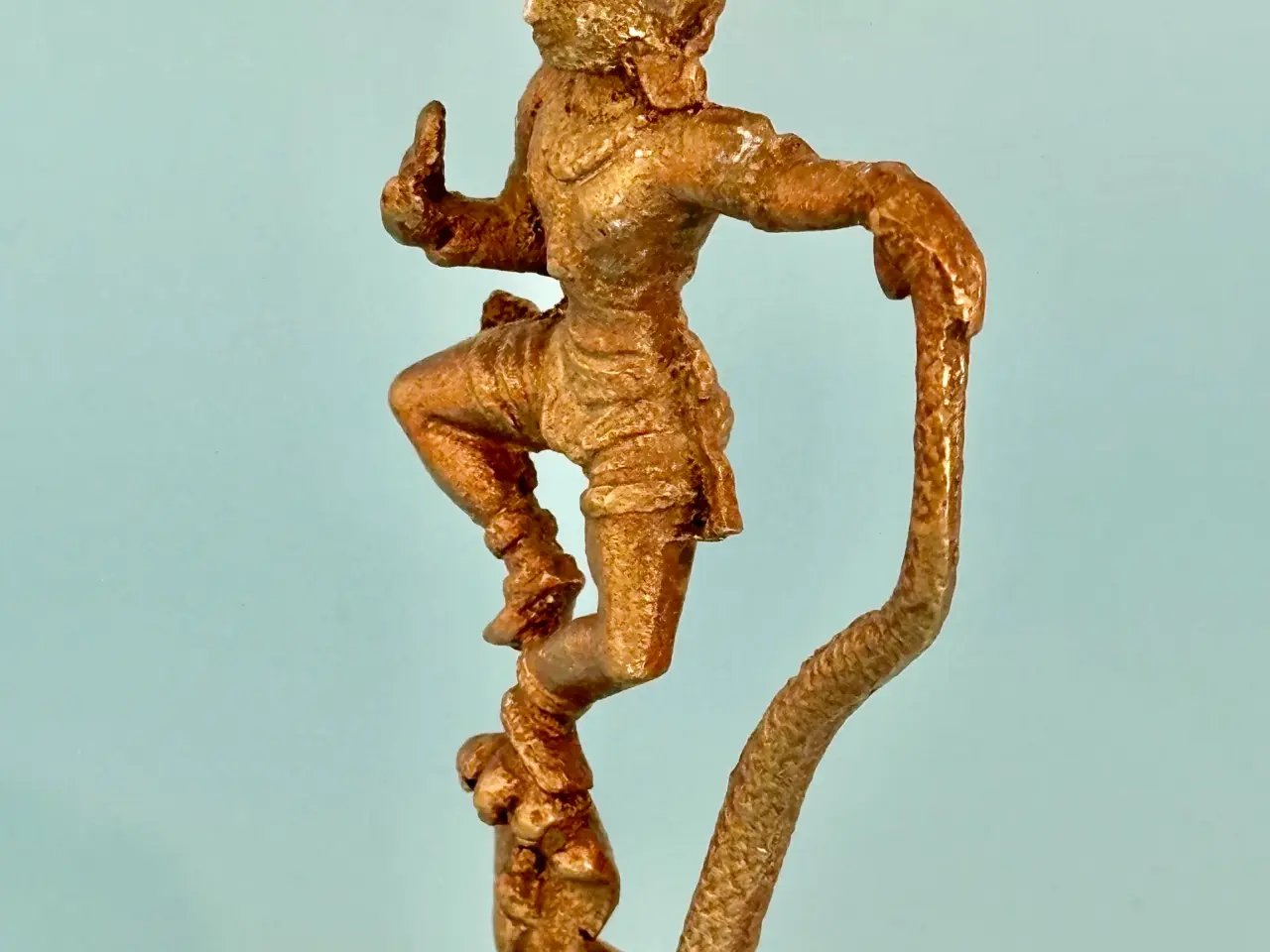 Billede 10 - To antikke miniature figurer af indiske guddomme