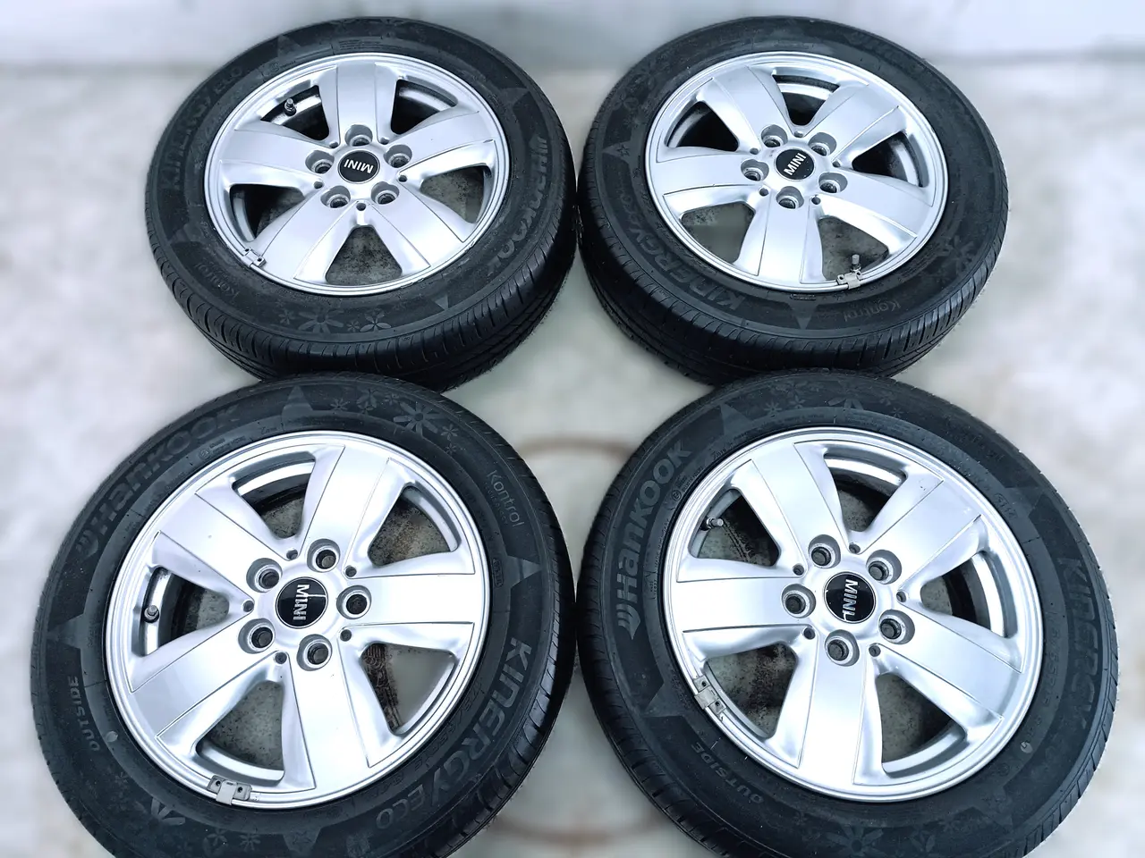 Billede 5 - 5x112 15" ET46 nav 66,6ø MINI sommersæt inkl.TPMS