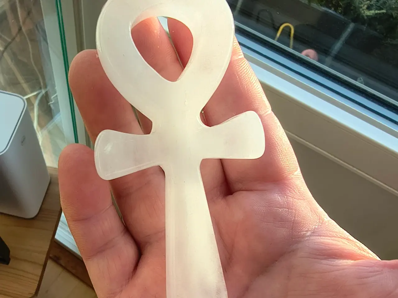 Billede 4 - Ankh krystalnøgle i snekvarts 