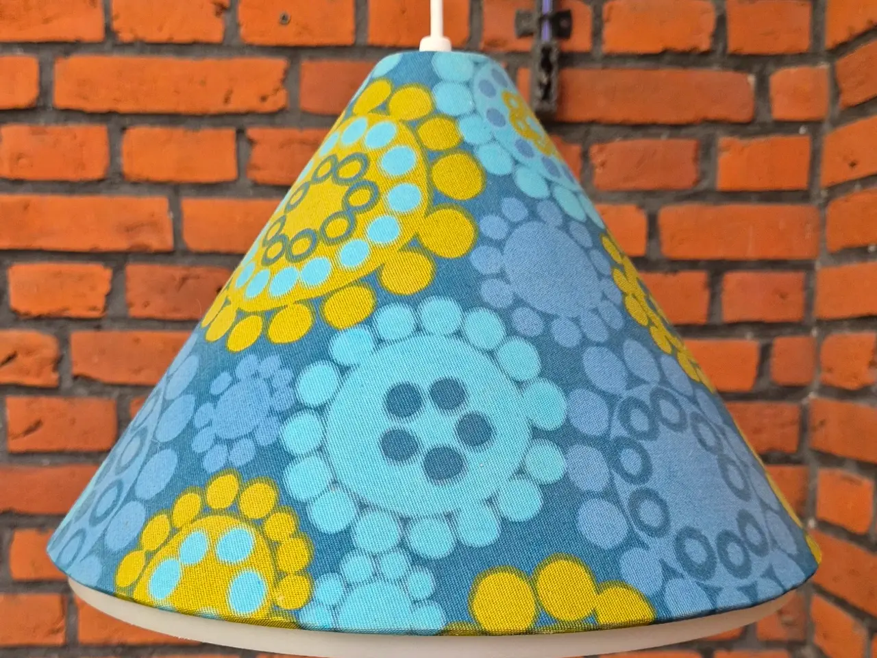 Billede 1 - Unik retropendel med herlige blomstermotiver 