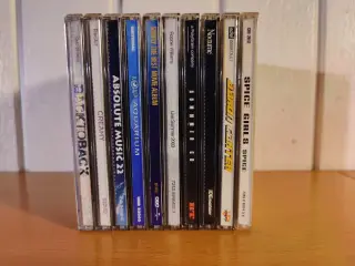 10 forskellige CD'er