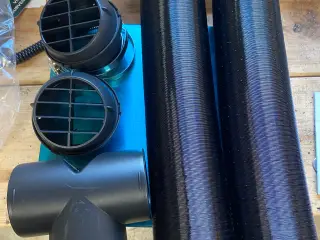 75 mm t stykke med slanger
