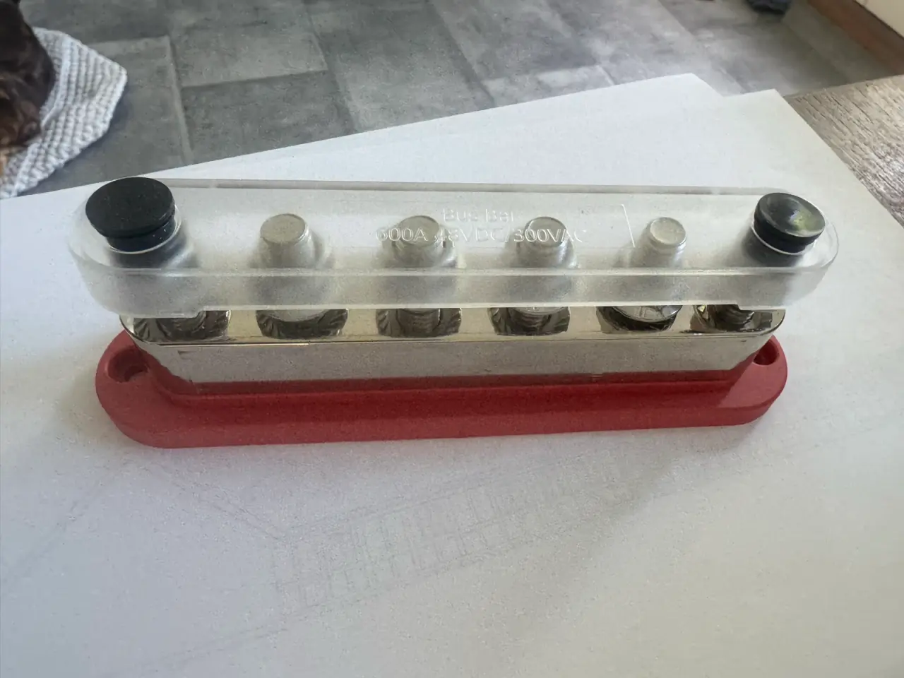 Billede 1 - Busbar en rød og en sort