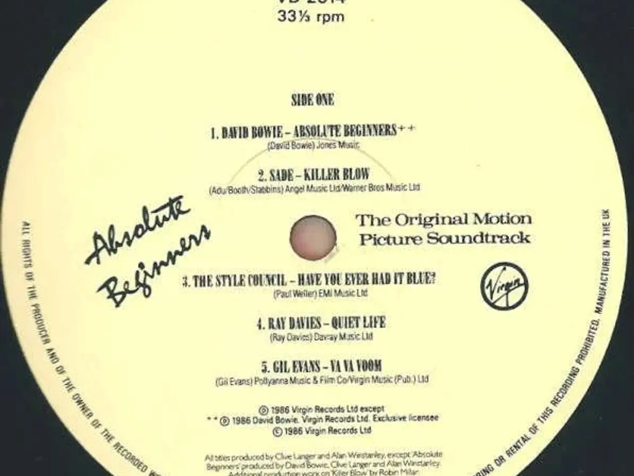 Billede 5 - David Bowie, Gil Evans: Absolute Beginners - 2 LP