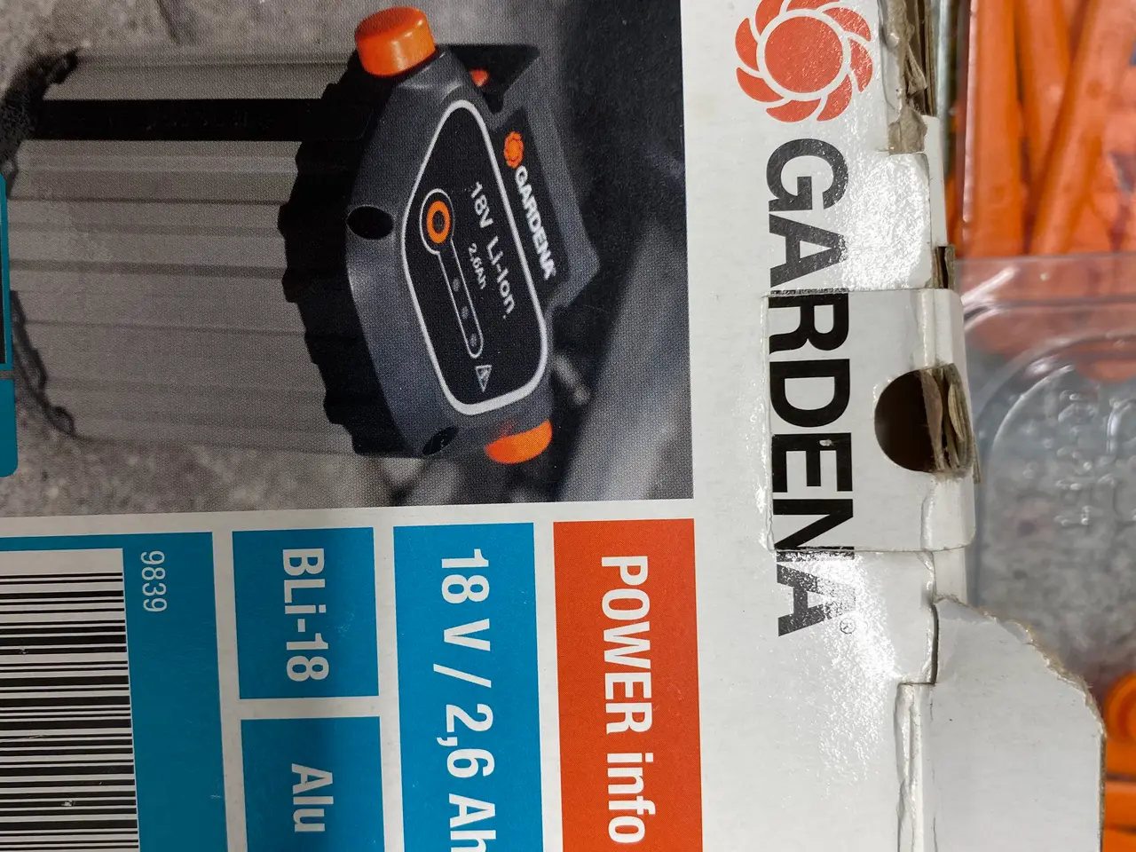 Billede 5 - Gardena batterier og tilbehør til græstrimmer